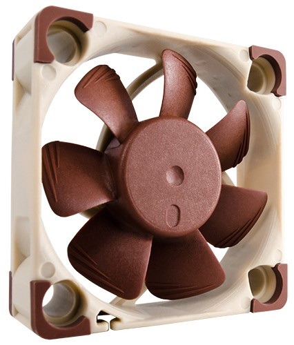 Noctua NF-A4X10-FLX Ventilatore 4 cm - 4500 Giri/min, Flusso d'aria 8,2 m³/h, Rumorosità 12,9-17,9 dB, Beige e Marrone