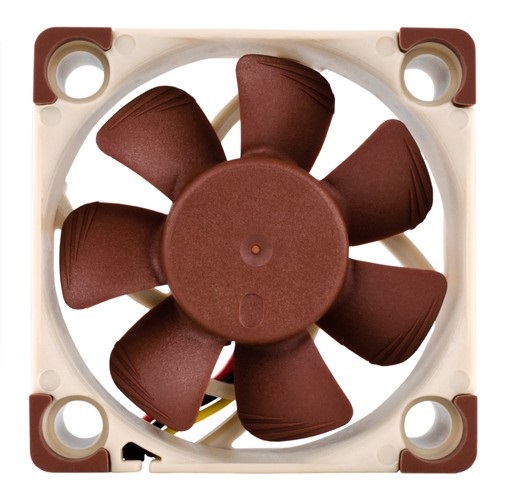 Noctua NF-A4X10-FLX Ventilatore 4 cm - 4500 Giri/min, Flusso d'aria 8,2 m³/h, Rumorosità 12,9-17,9 dB, Beige e Marrone