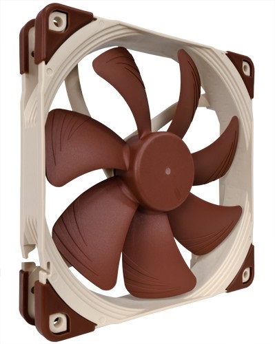 Noctua NF-A14 FLX Ventilatore Silenzioso 140 mm 3-Pin - Max 1200 Giri/min, 19,2 dB, Flusso d'aria 115,5 m³/h