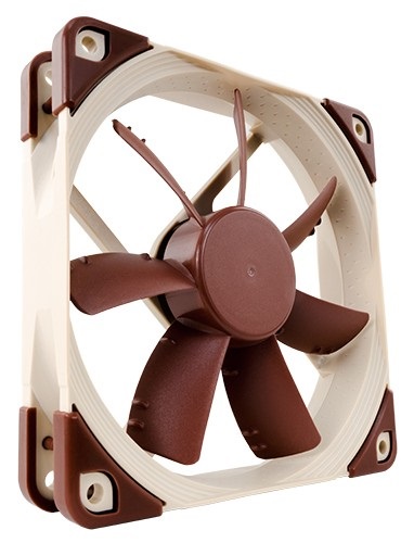 Noctua NF-S12A PWM Ventilatore 12 cm Beige e Marrone - 300-1200 Giri/min, 10,7-17,8 dB, 107,5 m³/h