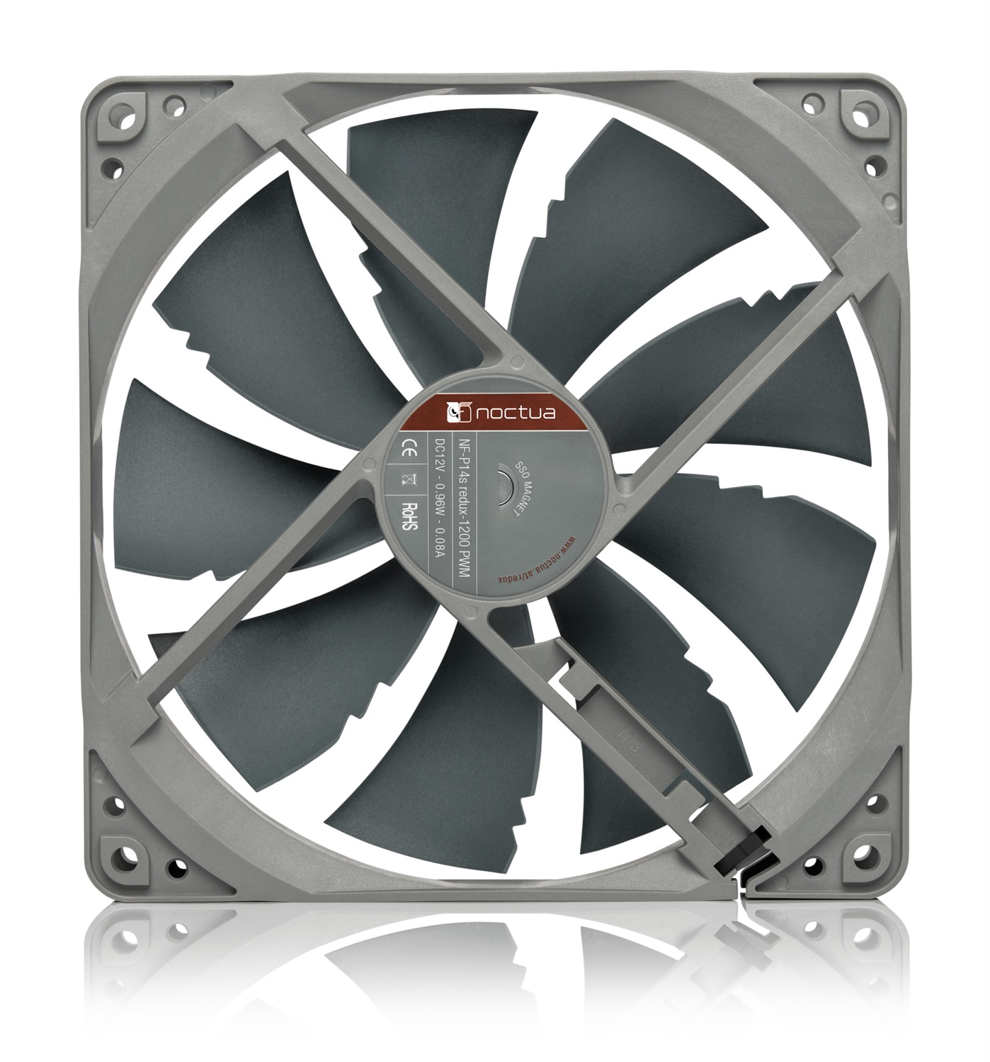 Noctua NF-P14S REDUX-1200 PWM Ventilatore 14 cm - 350-1200 Giri/min, 19,6 dB, 110,3 m³/h