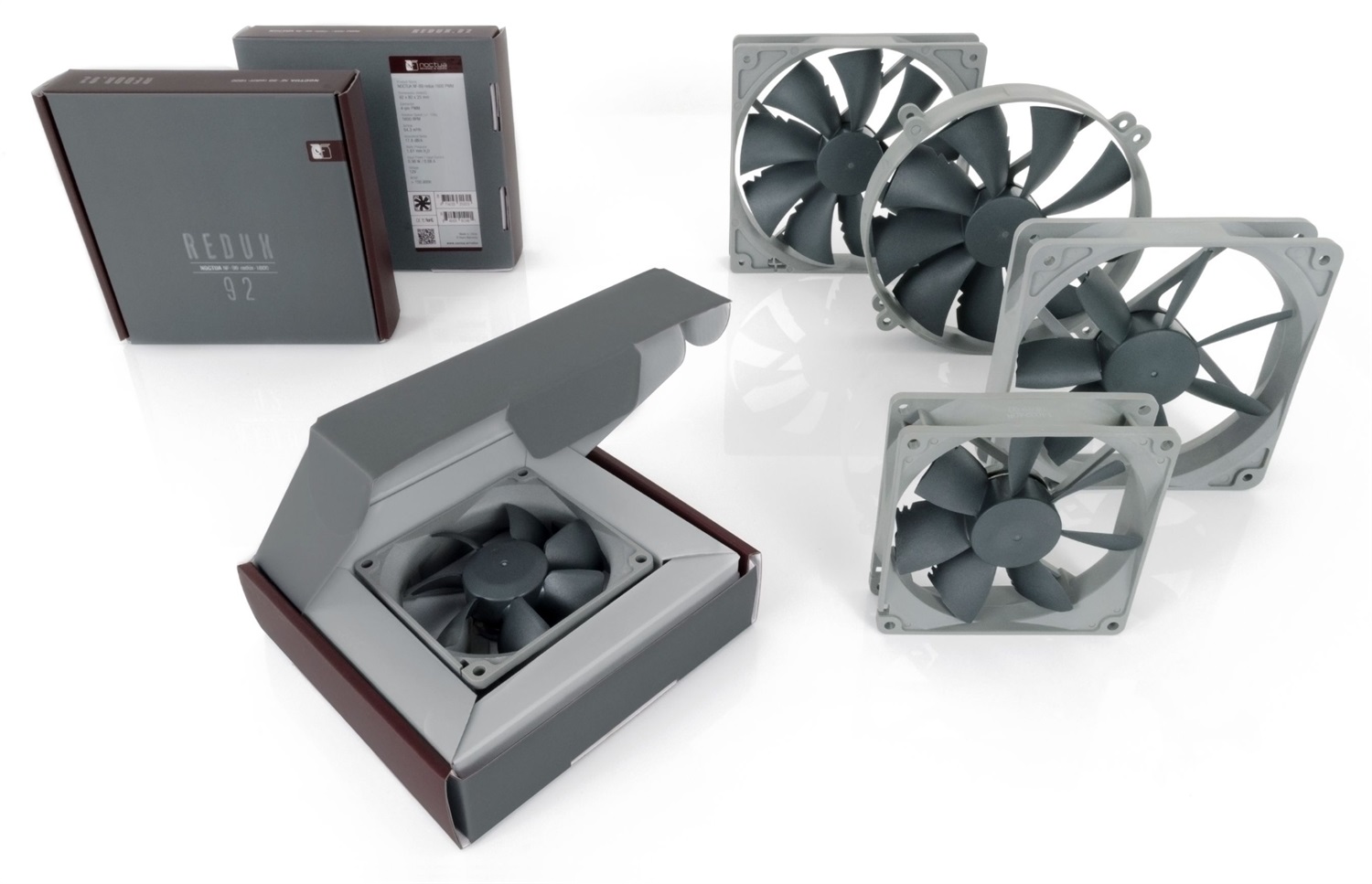 Noctua NF-P14R REDUX-1500 PWM Ventilatore 14 cm - 450-1500 Giri/min, 25,8 dB, Flusso d'aria 133,7 m³/h