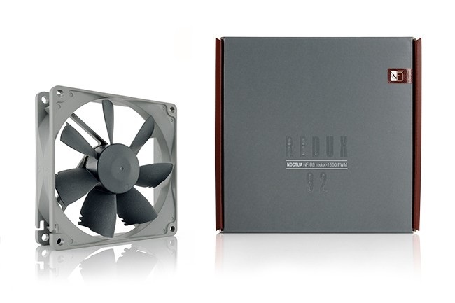 Noctua NF-B9 redux-1600 PWM Ventilatore 9,2 cm 4-Pin, 1600 RPM, 17,6 dB, Grigio