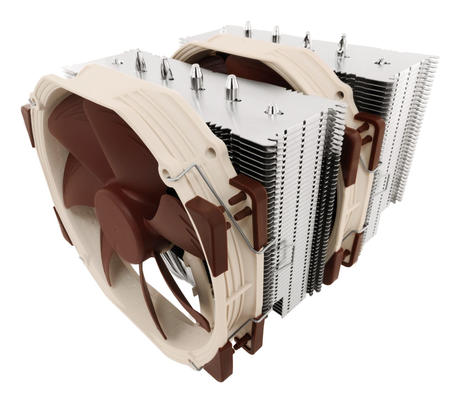 Noctua NH-D15 Dissipatore per CPU Doppia Torre 14 cm con Ventilatori NF-A15 PWM - Beige e Marrone