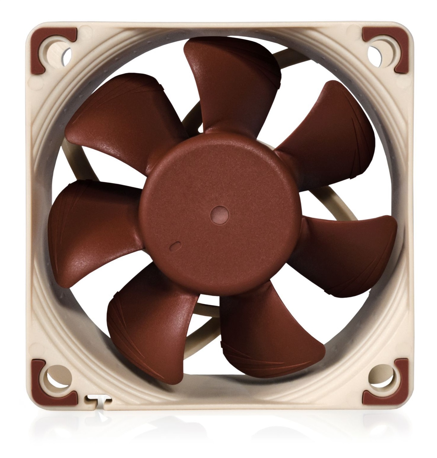 Noctua NF-A6x25 PWM Ventilatore 6 cm Beige e Marrone - 550 a 3000 Giri/min, 13,7 dB a 19,3 dB