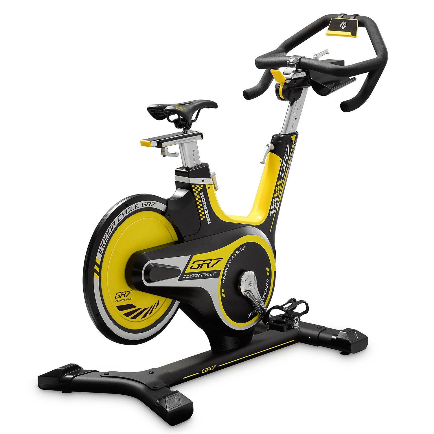 Horizon Fitness GR7 Indoor Bike - Cyclette Magnetica con Volano da 7.5 kg, Peso Max Utente 136 kg, Regolazioni Manubrio e Sellino, Console Opzionale