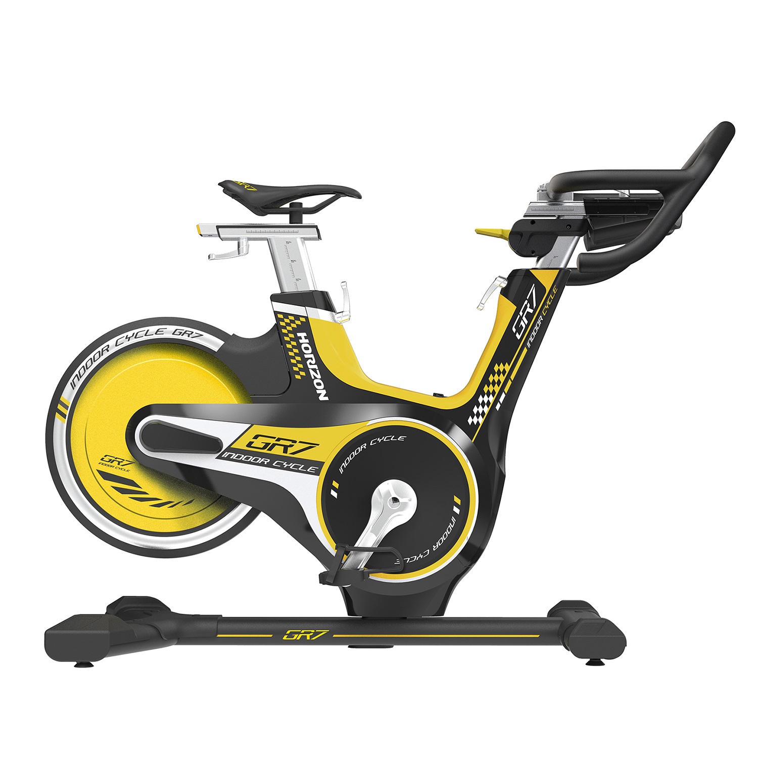 Horizon Fitness GR7 Indoor Bike - Cyclette Magnetica con Volano da 7.5 kg, Peso Max Utente 136 kg, Regolazioni Manubrio e Sellino, Console Opzionale