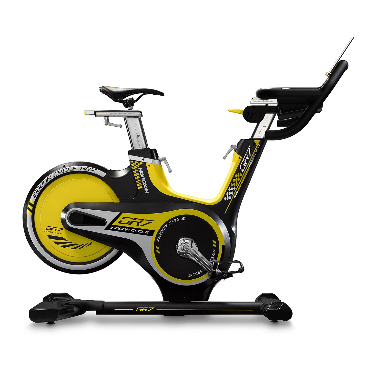 Horizon Fitness GR7 Indoor Bike - Cyclette Magnetica con Volano da 7.5 kg, Peso Max Utente 136 kg, Regolazioni Manubrio e Sellino, Console Opzionale