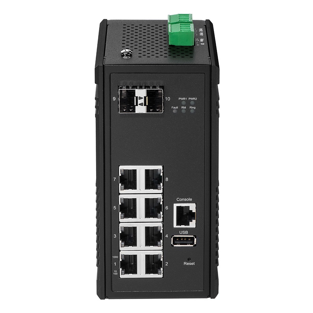 Edimax IGS-5208 Switch di Rete Gestito Gigabit Ethernet 8 Porte RJ-45 (10/100/1000) con 2 Slot SFP e Capacità di Commutazione 20 G