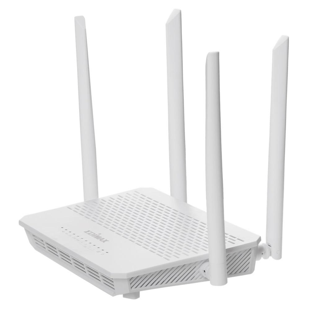 Edimax BR-6478AC V3 Router Wireless Dual Band 1200 MBit/s con 4 Antenne ad Alto Guadagno - 2.4 GHz e 5 GHz