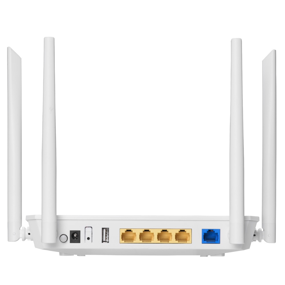 Edimax BR-6478AC V3 Router Wireless Dual Band 1200 MBit/s con 4 Antenne ad Alto Guadagno - 2.4 GHz e 5 GHz