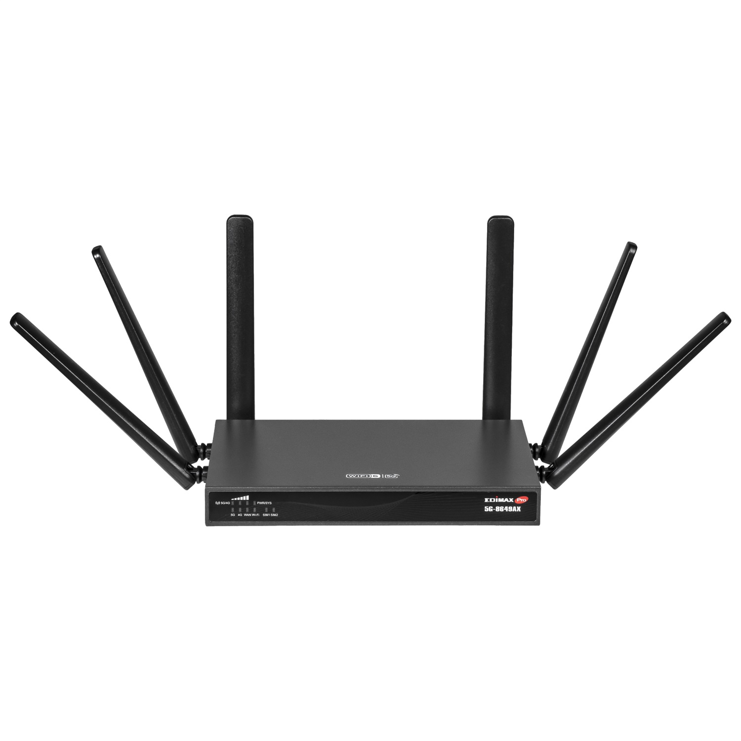 Edimax 5G-8649AX Router Wireless Dual-band Wi-Fi 6 Nero - Fino a 1775 Mbps, Supporto 5G NR