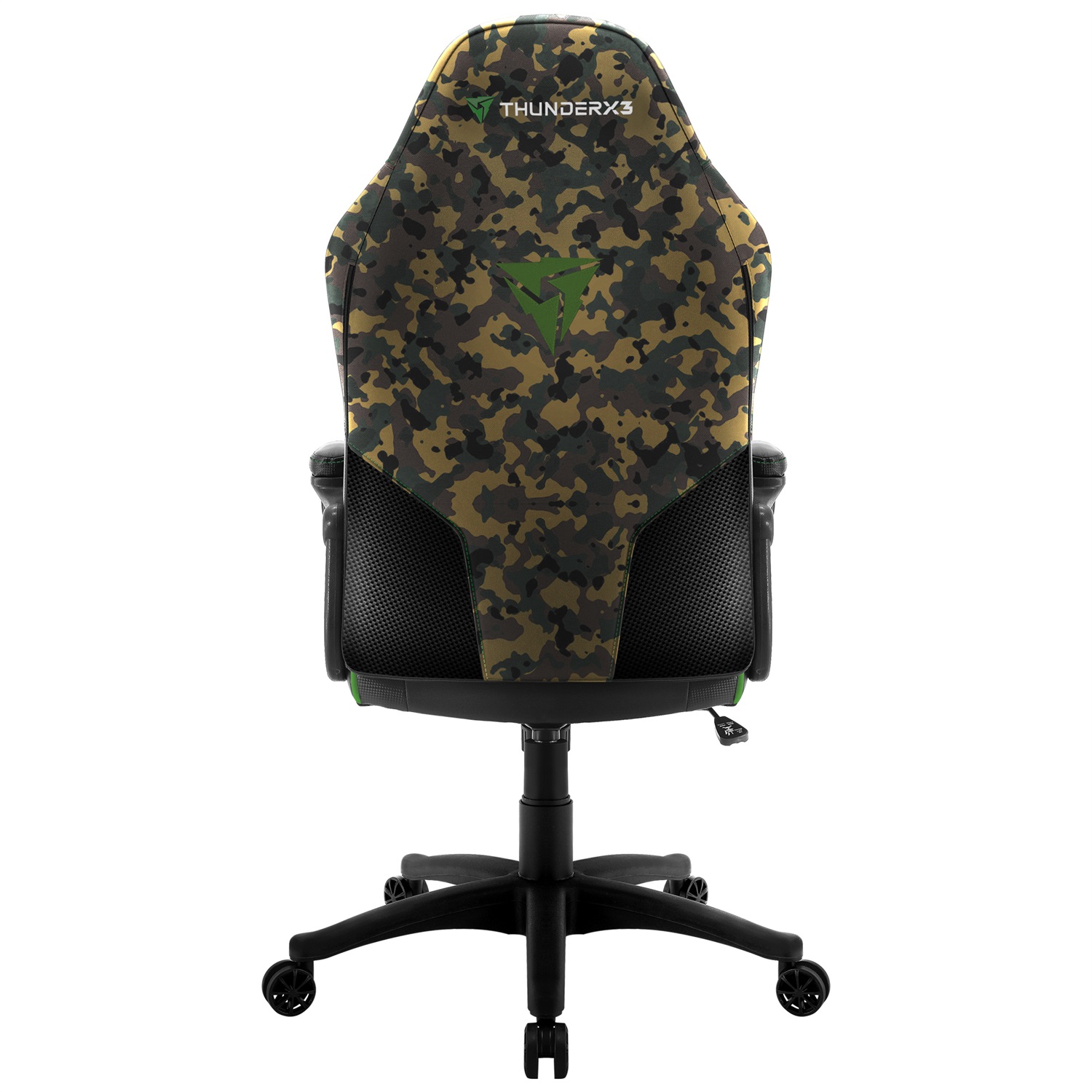 ThunderX3 BC1 Camo Sedia Gaming Universale Verde Militare con Air Technology, Regolabile fino a 150 kg