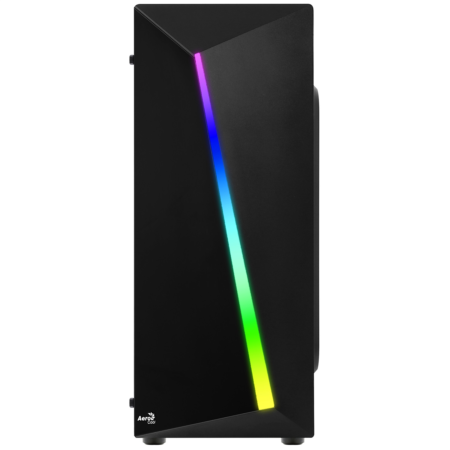 Aerocool Shard Midi Tower Nero - Case PC RGB con supporto per ATX, Micro-ATX, Mini-ITX e raffreddamento a liquido