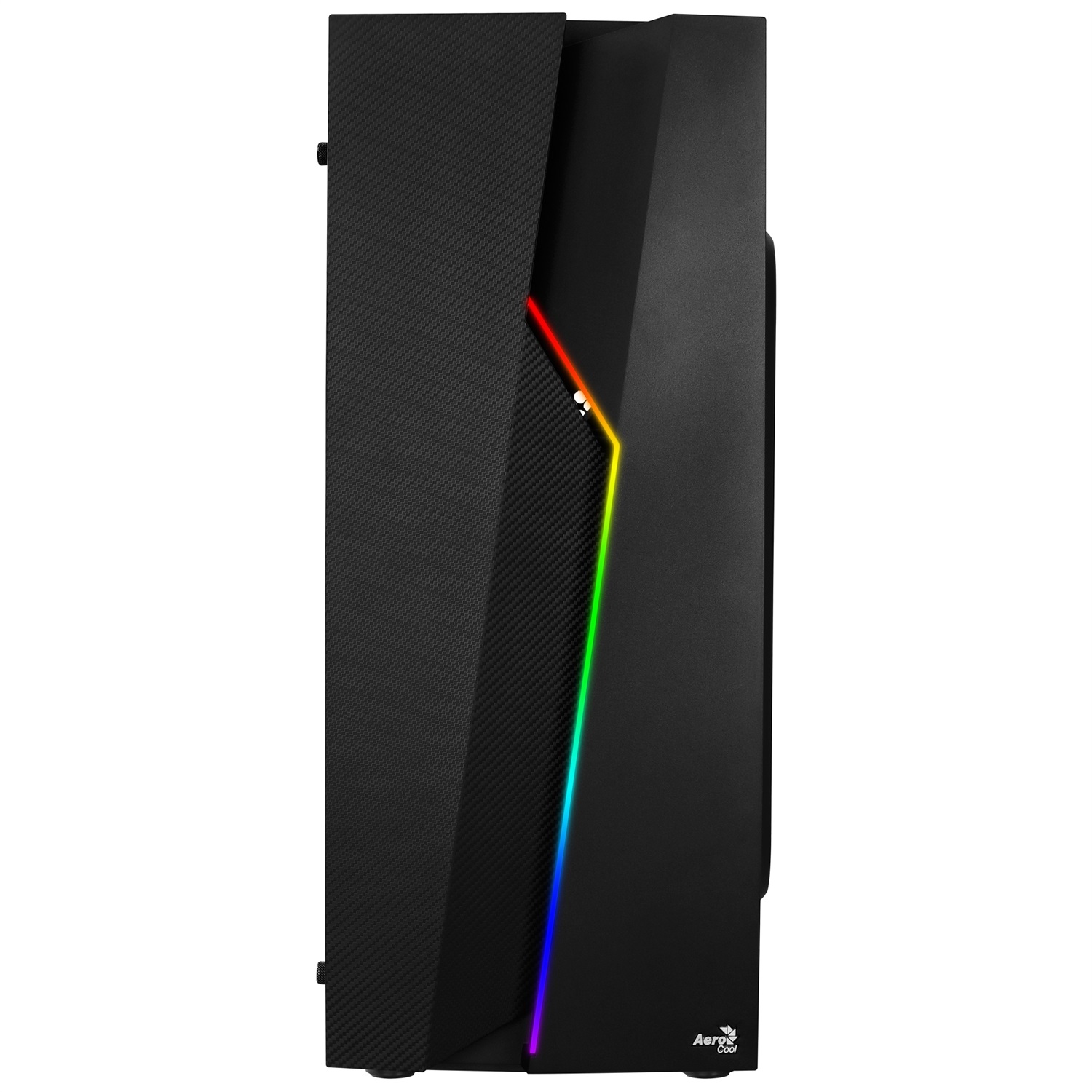 Aerocool Bolt Midi Tower Nero - Case PC in Acrilico, supporto ATX, ventole da 120 mm