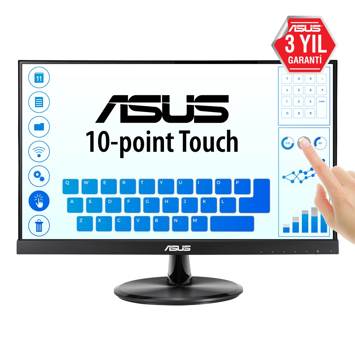 ASUS VT229H Monitor Touch Screen 21.5