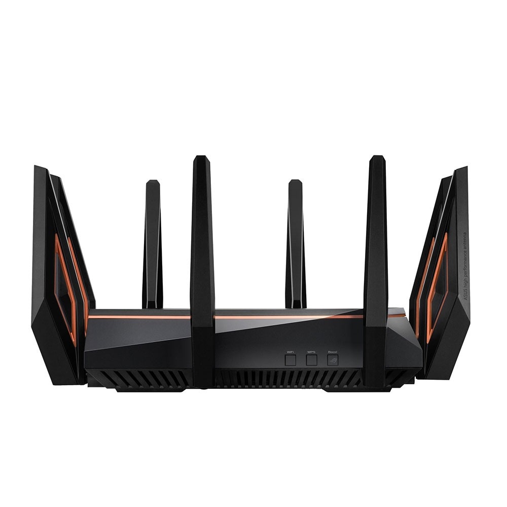 ASUS GT-AX11000 Router Wireless Wi-Fi 6 Tri-Band 4804 Mbps con 5 Porte Gigabit Ethernet e Accelerazione di Gioco