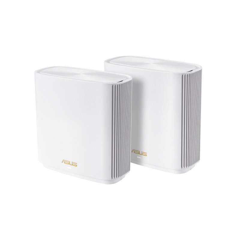 ASUS ZenWiFi AX XT8 - Router Wireless Tri-Band Wi-Fi 6 (6600 Mbit/s) Set di 2, Copertura fino a 510 m², Bianco