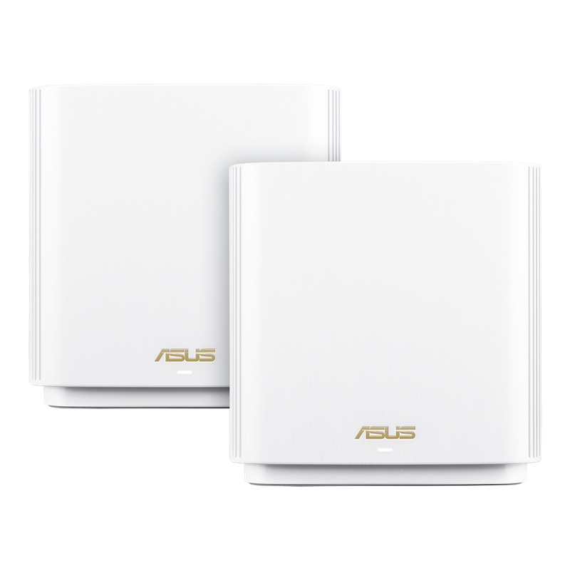 ASUS ZenWiFi AX XT8 - Router Wireless Tri-Band Wi-Fi 6 (6600 Mbit/s) Set di 2, Copertura fino a 510 m², Bianco