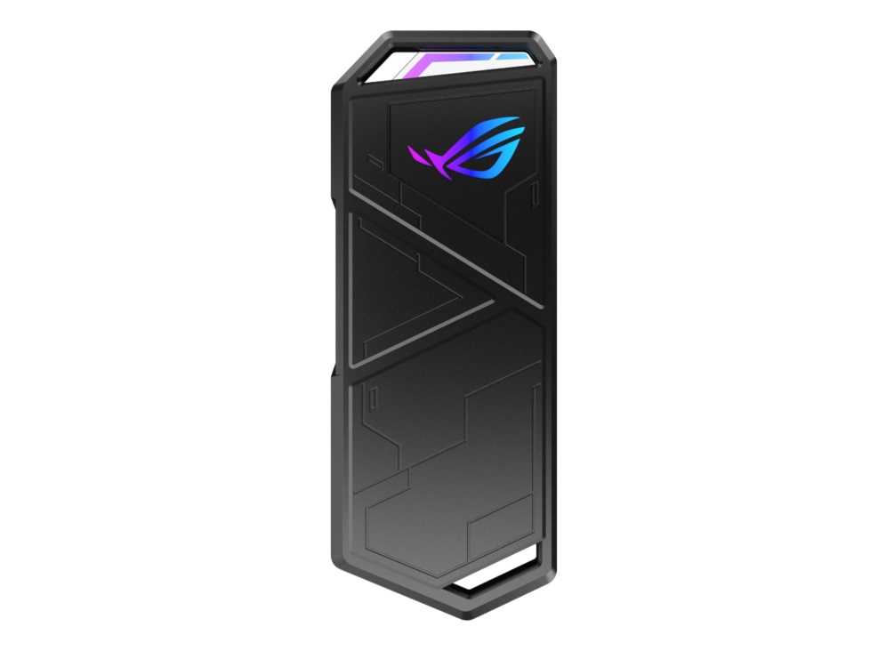 ASUS ROG Strix Arion Lite Box Esterno SSD M.2 PCIe NVMe, USB-C 3.2 Gen 2, Velocità Fino a 10 Gbps, Scocca in Alluminio, Facile Installazione, Aura Sync, Nero