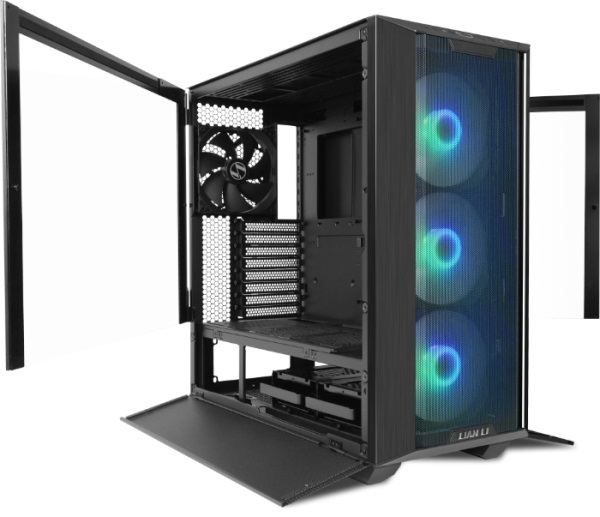Lian Li LANCOOL III E-ATX Midi Tower RGB Nero e Trasparente con Ventole da 140 mm