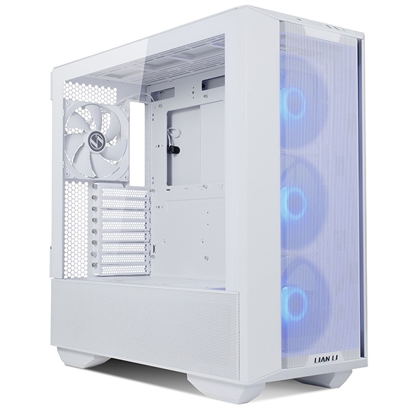 Lian Li LANCOOL III Midi Tower Bianco E-ATX con 4 Ventole PWM RGB e Fianchi in Vetro Temperato