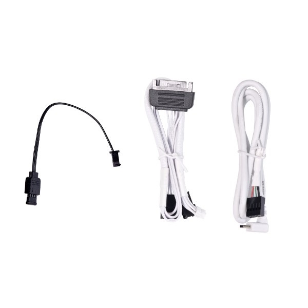 Lian Li GALAHAD II LCD SL-INF Kit di Raffreddamento a Liquido AIO 360 mm Bianco con Display IPS e Illuminazione ARGB