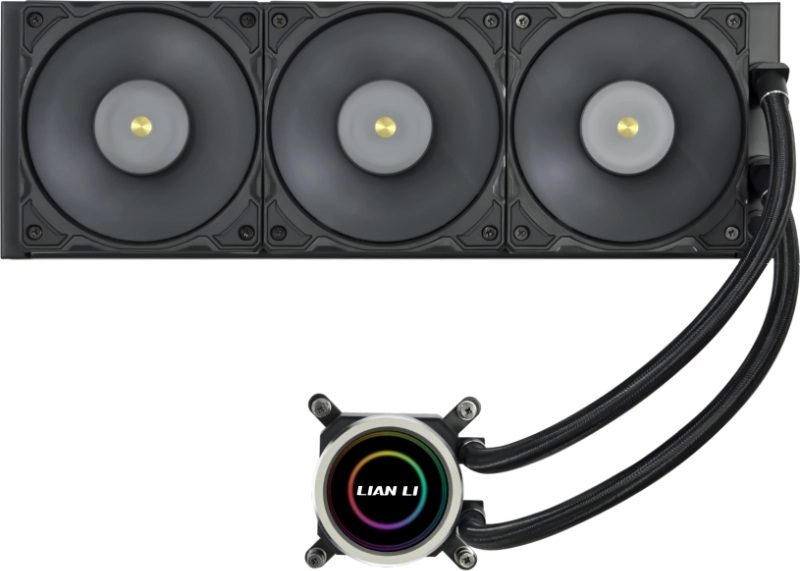 Lian Li Galahad II Trinity Performance AIO 360mm Raffreddatore di liquidi tutto in uno con Ventilatore da 12 cm - Nero