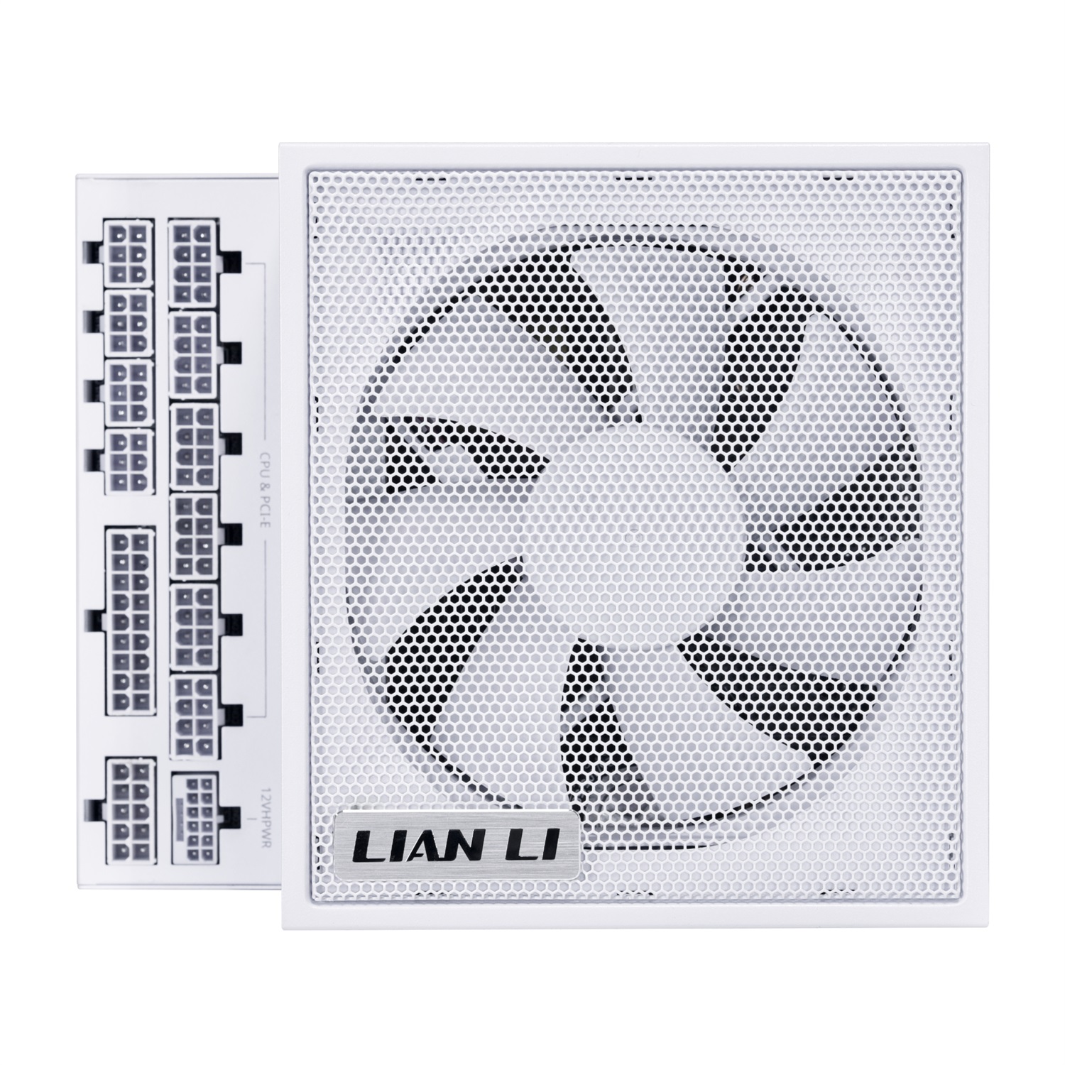 Lian Li Alimentatore EDGE EG0850 850W 80 PLUS Platinum ATX 3.1 Bianco con 2 Connettori PCIe