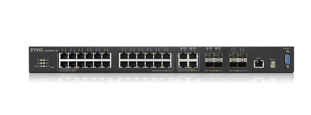 Zyxel XGS4600-32 Switch Gestito L3 Rack 24 Porte Gigabit Ethernet (10/100/1000) Nero