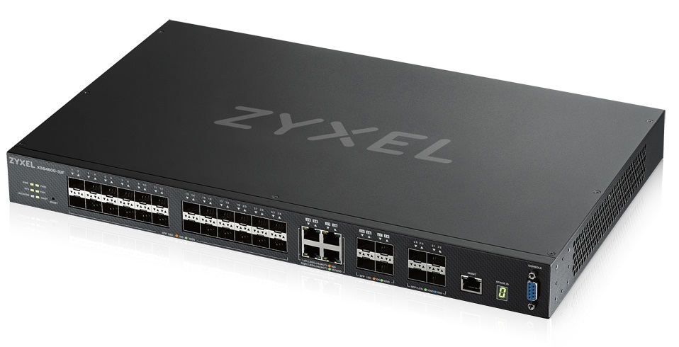 Zyxel XGS4600-32F Switch Gestito L3 Nero - 24 Porte Gigabit SFP 4 Combo 4 Porte 10Giga SFP