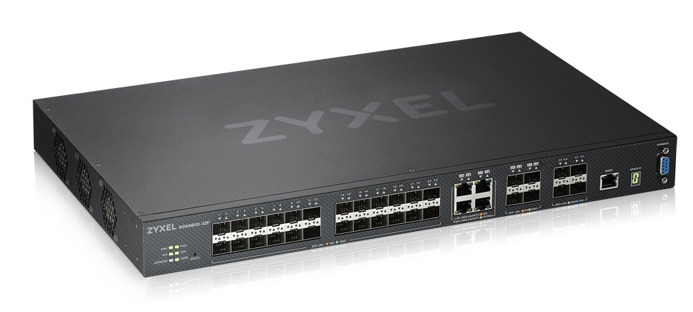 Zyxel XGS4600-32F Switch Gestito L3 Nero - 24 Porte Gigabit SFP 4 Combo 4 Porte 10Giga SFP