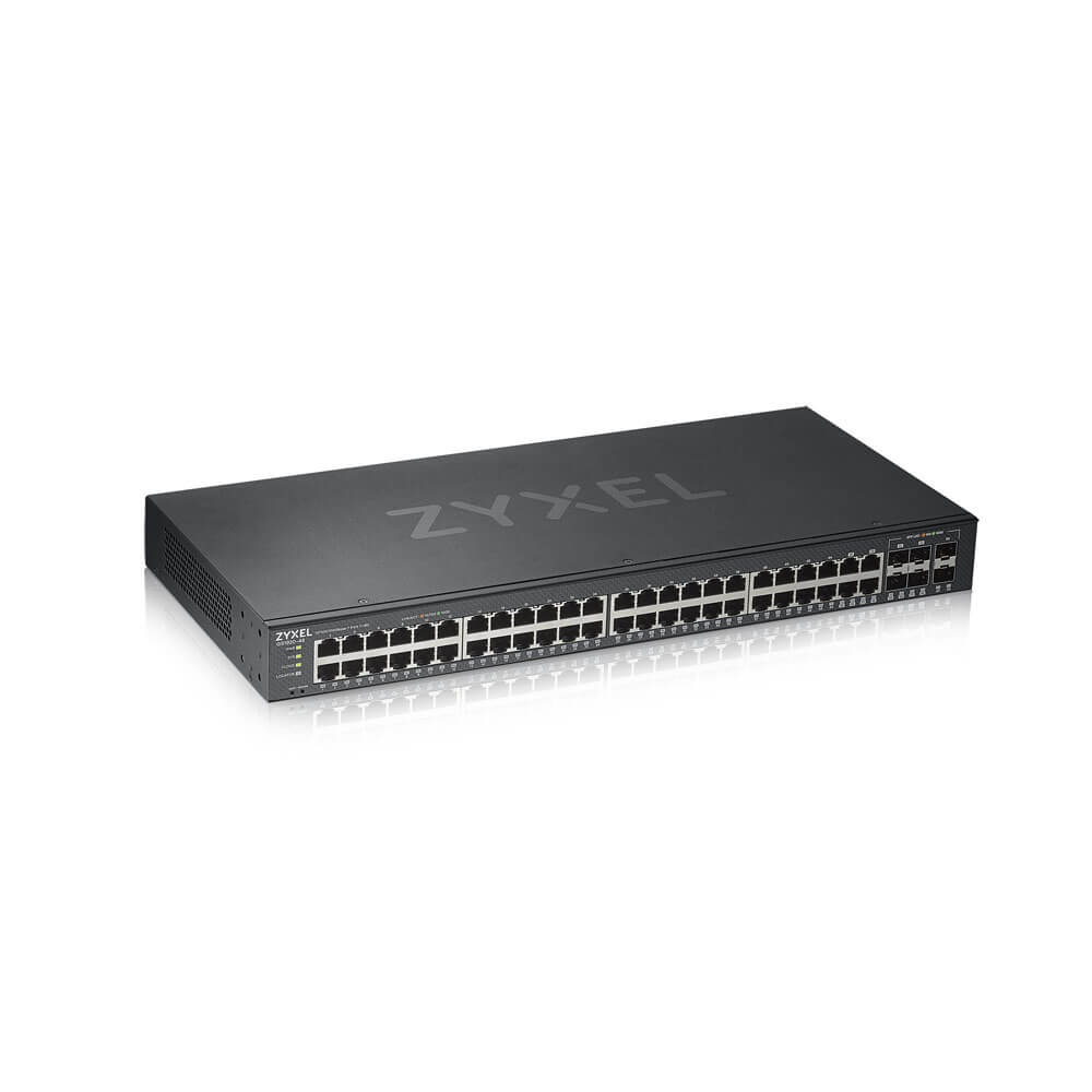 Zyxel GS1920-48V2 Switch Gestito Gigabit Ethernet 48 Porte RJ45 4 Porte Combo SFP Montabile su Rack