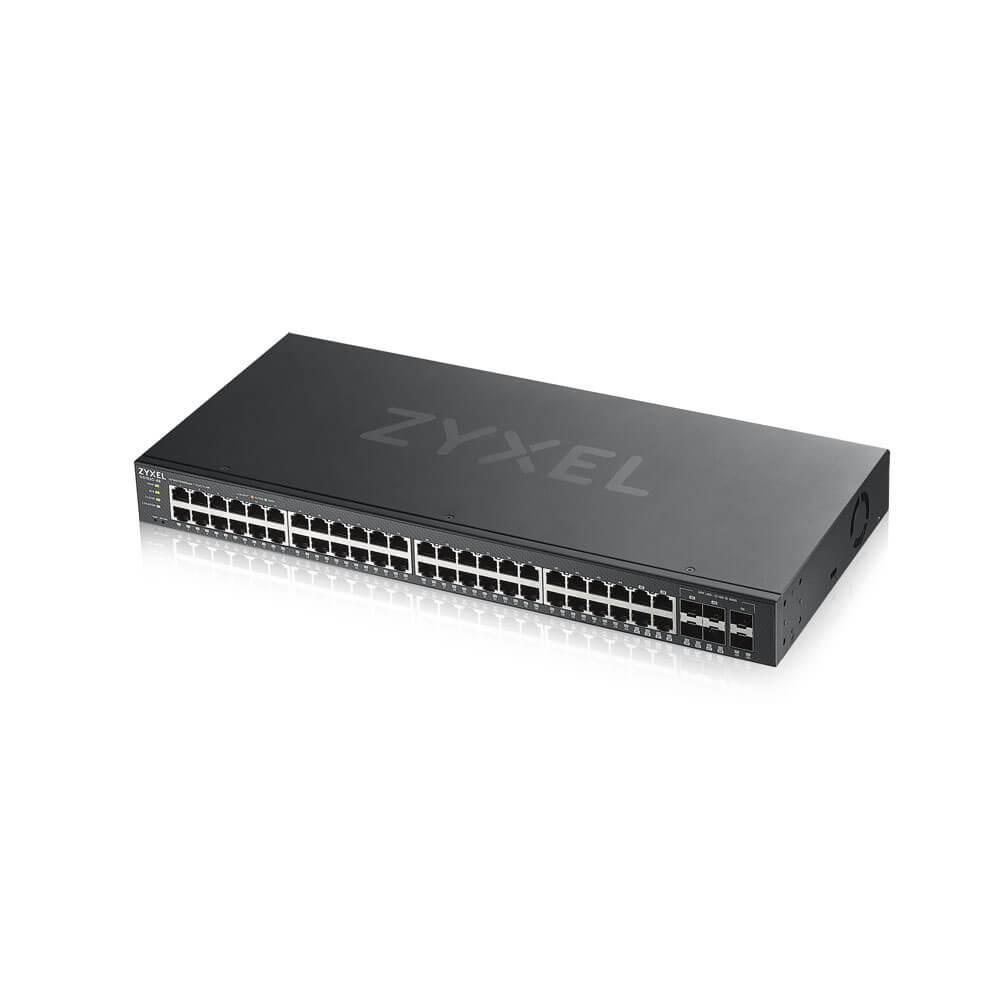 Zyxel GS1920-48V2 Switch Gestito Gigabit Ethernet 48 Porte RJ45 4 Porte Combo SFP Montabile su Rack
