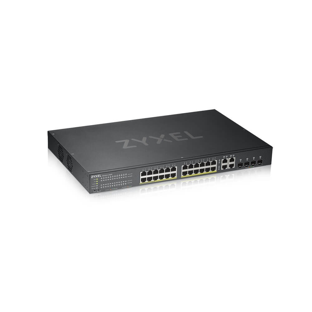 Zyxel GS1920-24HPV2 Switch Gestito 24 Porte Gigabit Ethernet (10/100/1000) con Supporto Power over Ethernet (PoE), Montaggio Rack, Capacità di Commutazione 56 Gbit/s