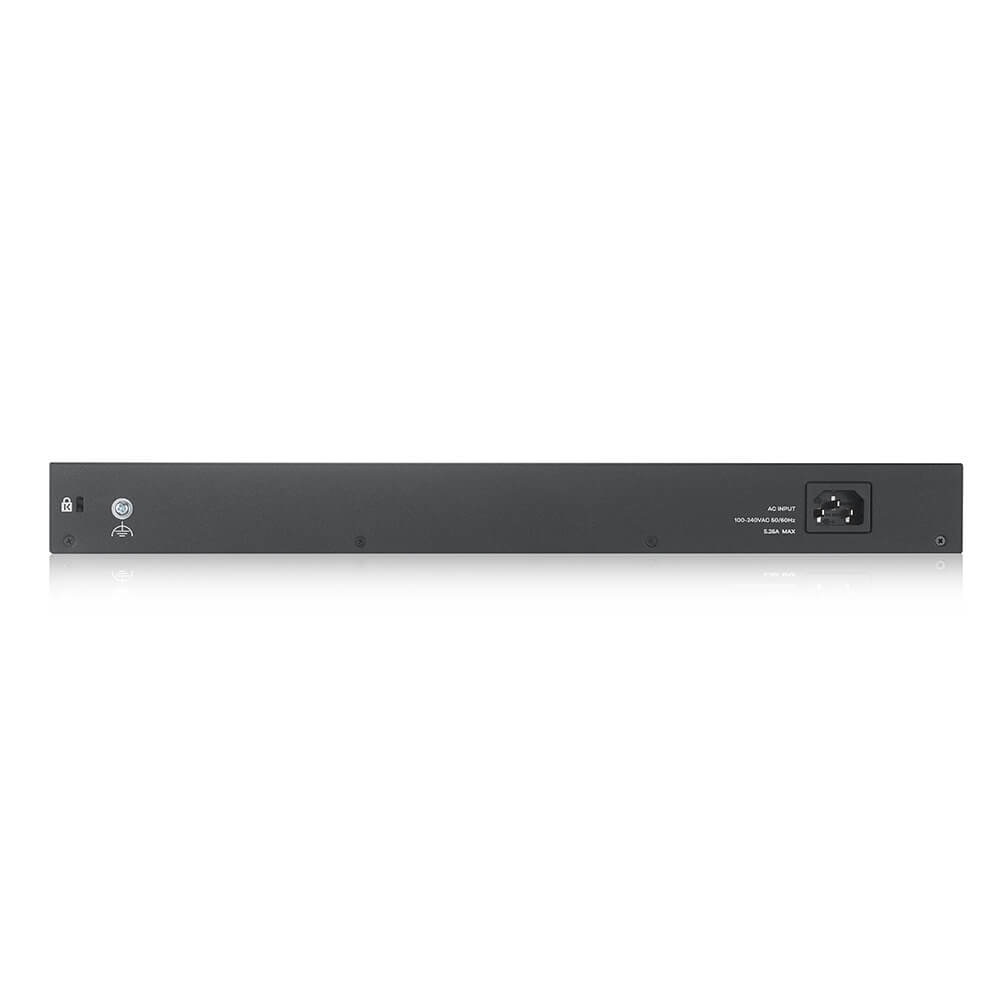 Zyxel GS2220-28HP-EU0101F Switch di Rete Gestito L2 con 24 Porte Gigabit Ethernet (10/100/1000), 4 Porte Combo, Supporto Power over Ethernet (PoE) fino a 375W, Montaggio Rack