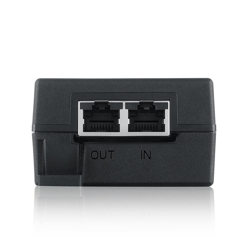 Zyxel POE12-60W - Iniettore Power Over Ethernet fino a 60W, 5 Gigabit Ethernet, Velocità fino a 5000 Mbit/s, Nero