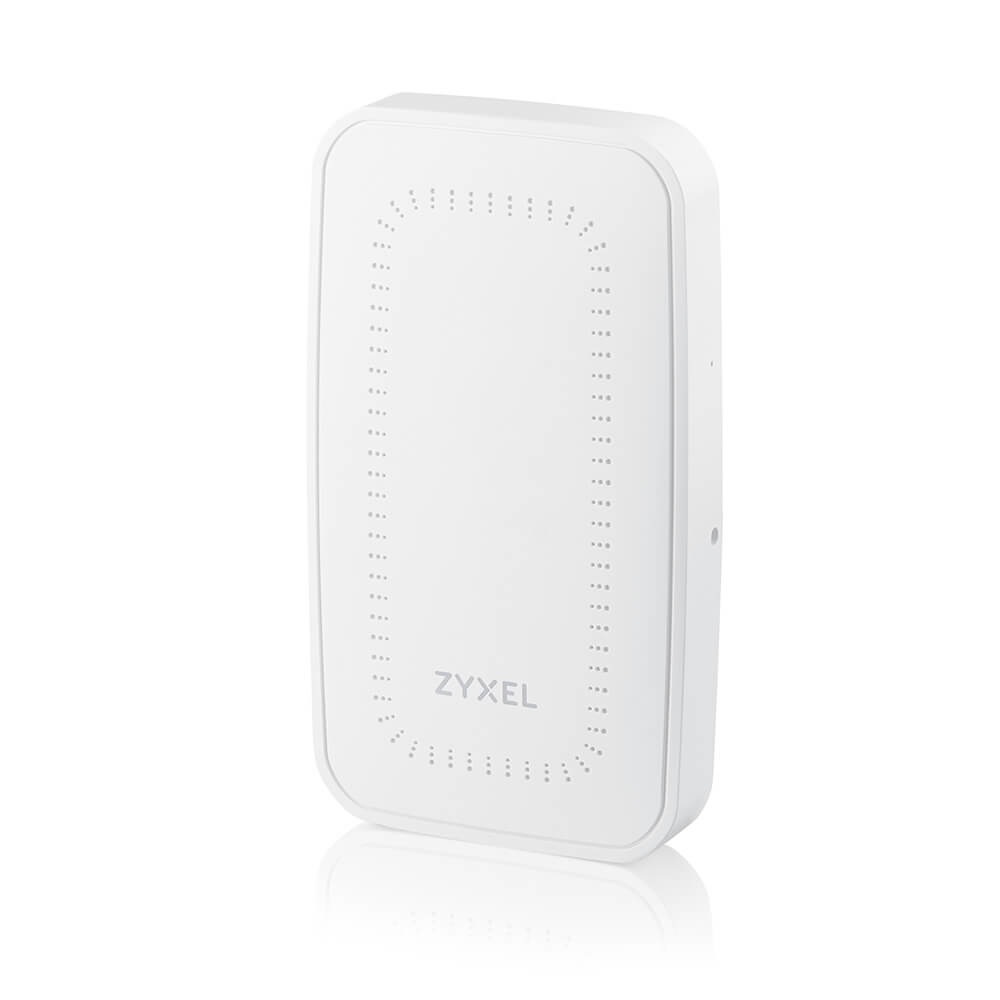 Zyxel WAX300H Access Point Wireless PoE Dual Band WiFi 6 - 2400 Mbit/s, 575 Mbit/s, Multi User MIMO, Sicurezza WPA/WPA2/WPA3, Installazione a Parete, Bianco