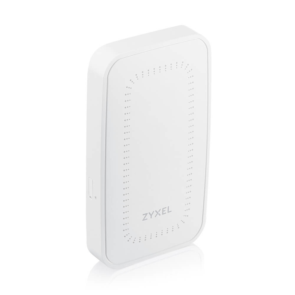 Zyxel WAX300H Access Point Wireless PoE Dual Band WiFi 6 - 2400 Mbit/s, 575 Mbit/s, Multi User MIMO, Sicurezza WPA/WPA2/WPA3, Installazione a Parete, Bianco