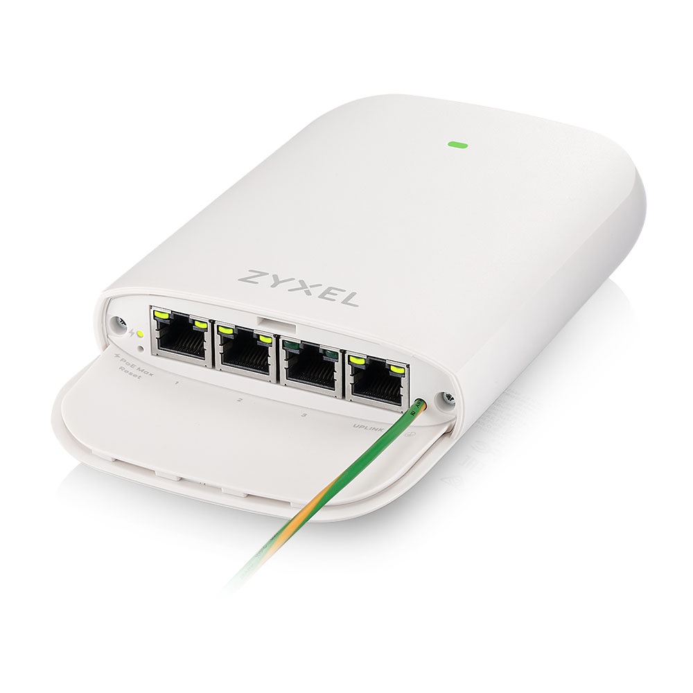 Zyxel POE12-3PD-ZZ0101F Adattatore PoE e Iniettore Gigabit Ethernet 4 Porte, 60W Ingressi, Standard IEEE 802.3af/at/bt, IP55, Interno ed Esterno
