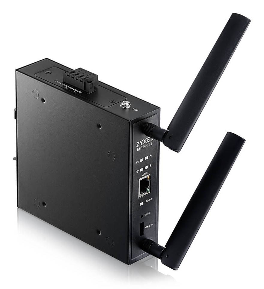 Zyxel IAP500BE Access Point Wireless WiFi 7 - 5012 Mbit/s, 4-Stream, Dual-Radio, PoE, Design Industriale, Installazione Flessibile