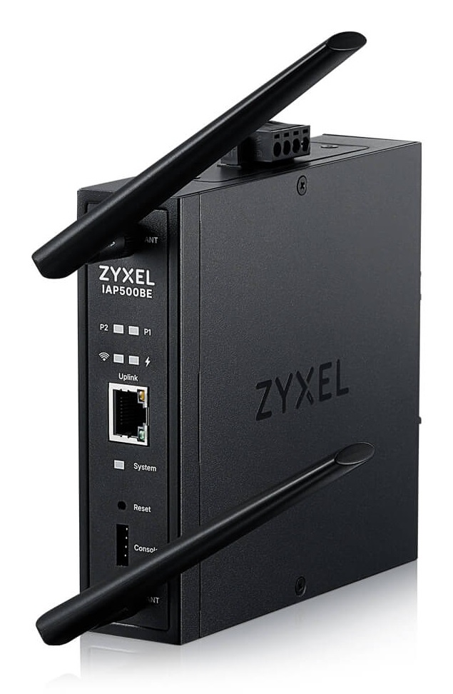 Zyxel IAP500BE Access Point Wireless WiFi 7 - 5012 Mbit/s, 4-Stream, Dual-Radio, PoE, Design Industriale, Installazione Flessibile