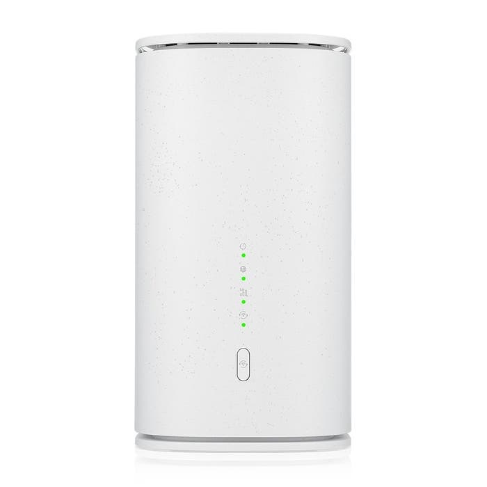 Zyxel FWA515 Router 5G WiFi 7 Dual-band (2.4 GHz/5 GHz) con Slot SIM, Condivisione WiFi fino a 64 Dispositivi, Failover Dual WAN, Porte LAN Gigabit e Gestione Nebula Cloud