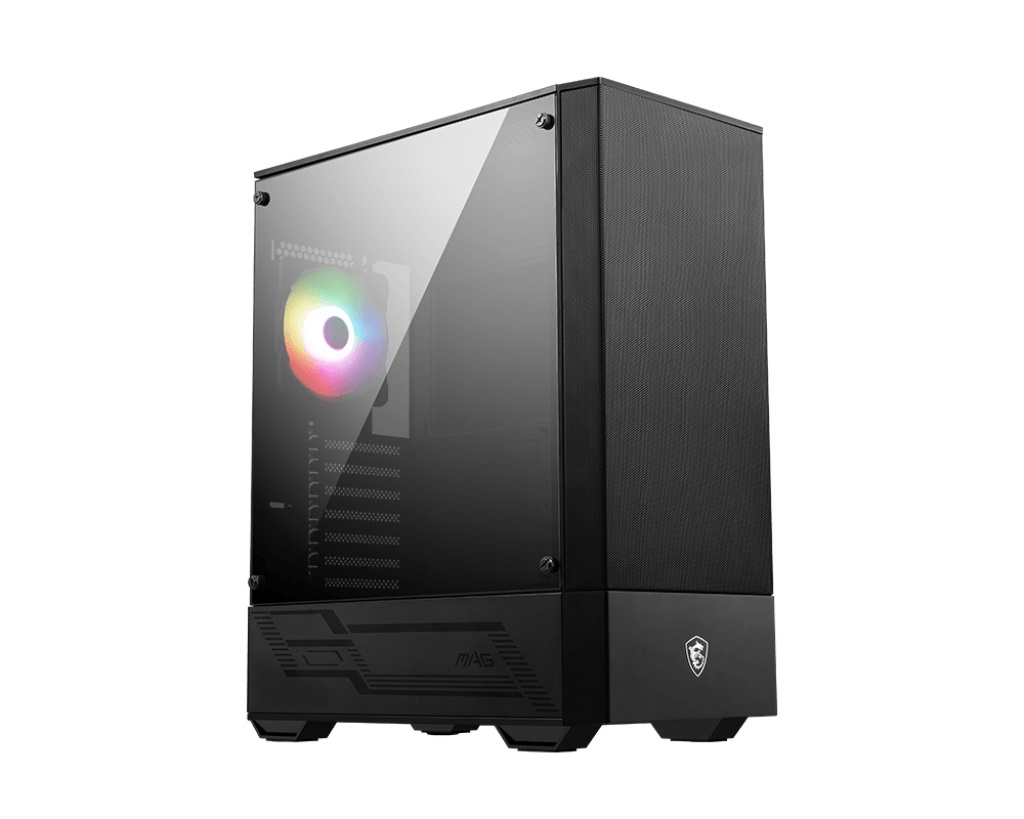 MSI MAG Forge 110R Midi Tower Nero - Case PC ATX, micro ATX, Mini-ITX con Ventole A-RGB e Filtro Magnetico
