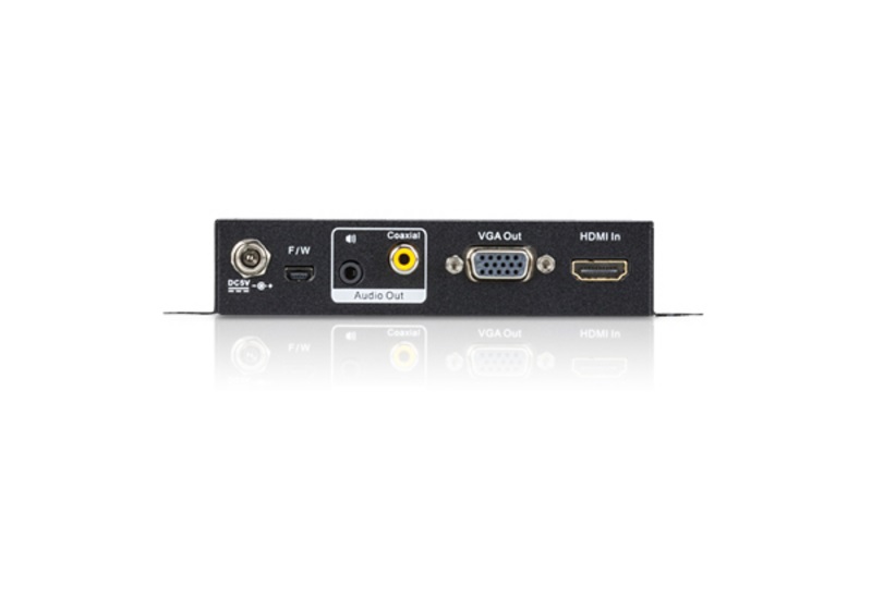 Aten VC812-AT-G - Duplicatore HDMI a VGA con supporto audio, qualità video fino a 1080p e funzione scaler
