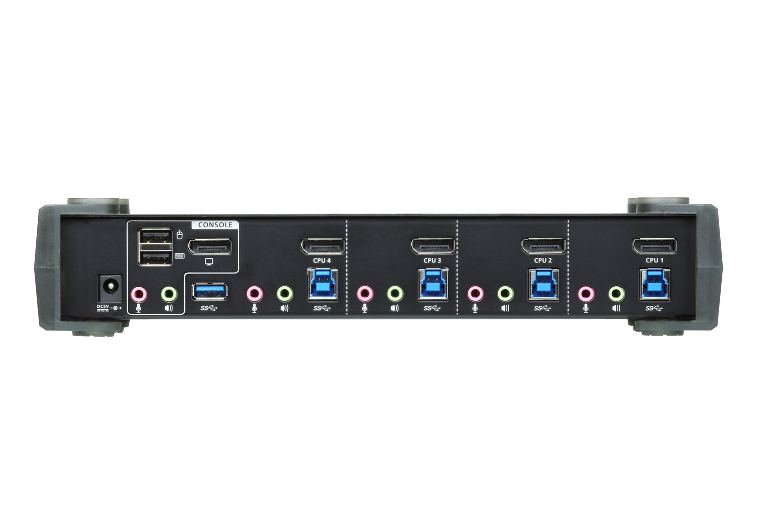 ATEN CS1924 Switch KVM 4-Port USB 3.0 con DisplayPort 4K Ultra HD - Nero