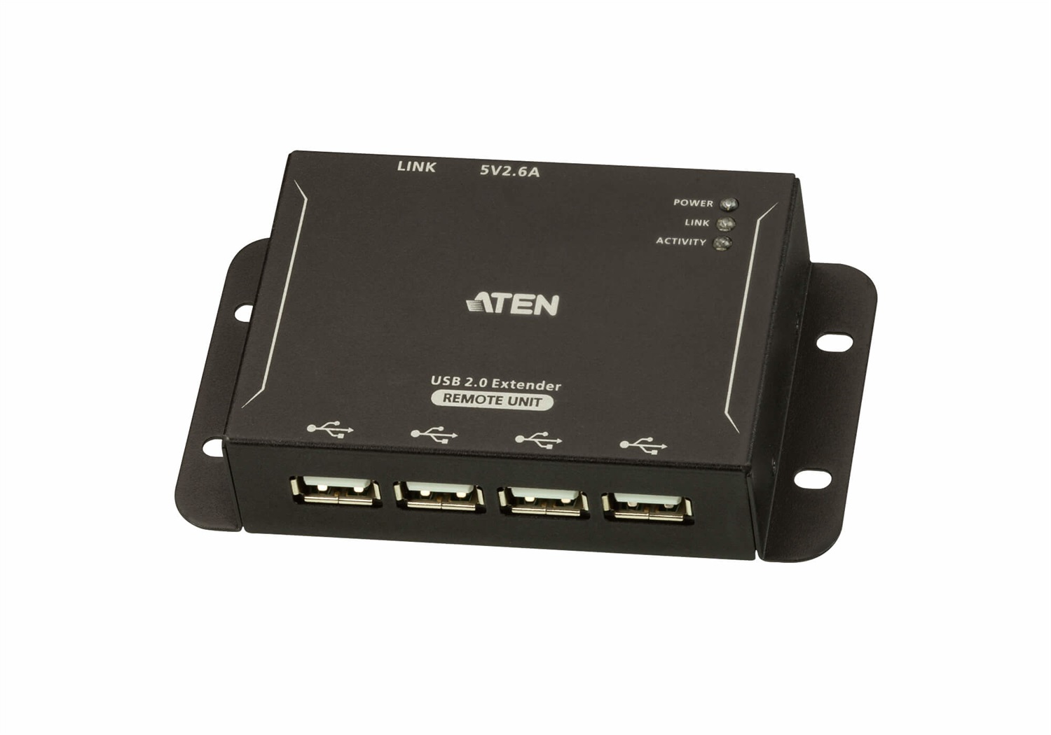 ATEN Estensore USB 2.0 CAT 5 a 4 Porte fino a 50 m - UCE3250-AT-G, Plug and Play, Alta Velocità