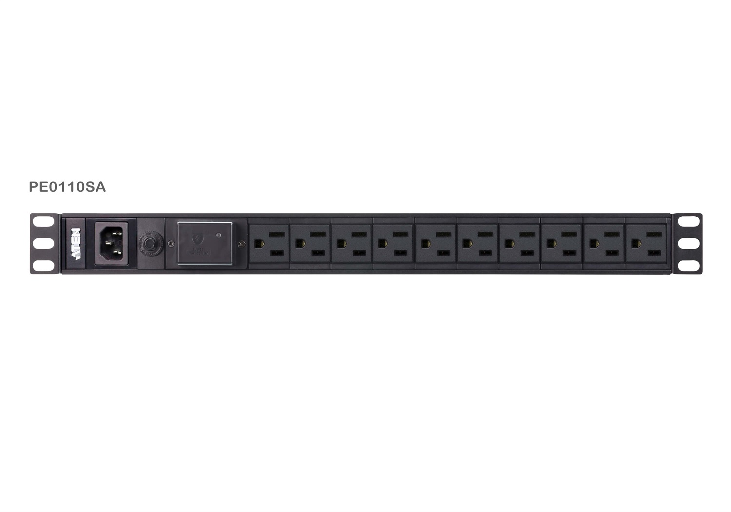 ATEN PDU PE0110SG - Unità di Distribuzione Elettrica 1U con Protezione da Sovratensione