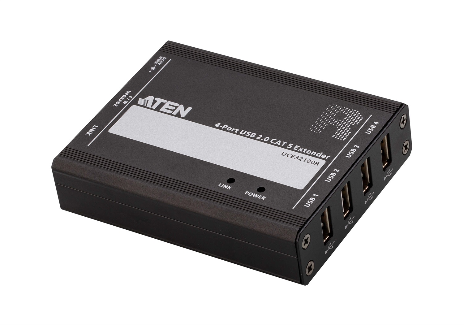 ATEN Extender USB 2.0 CAT 5 a 4 porte - Trasmettitore e ricevitore, Cablato, Distanza massima 100 m