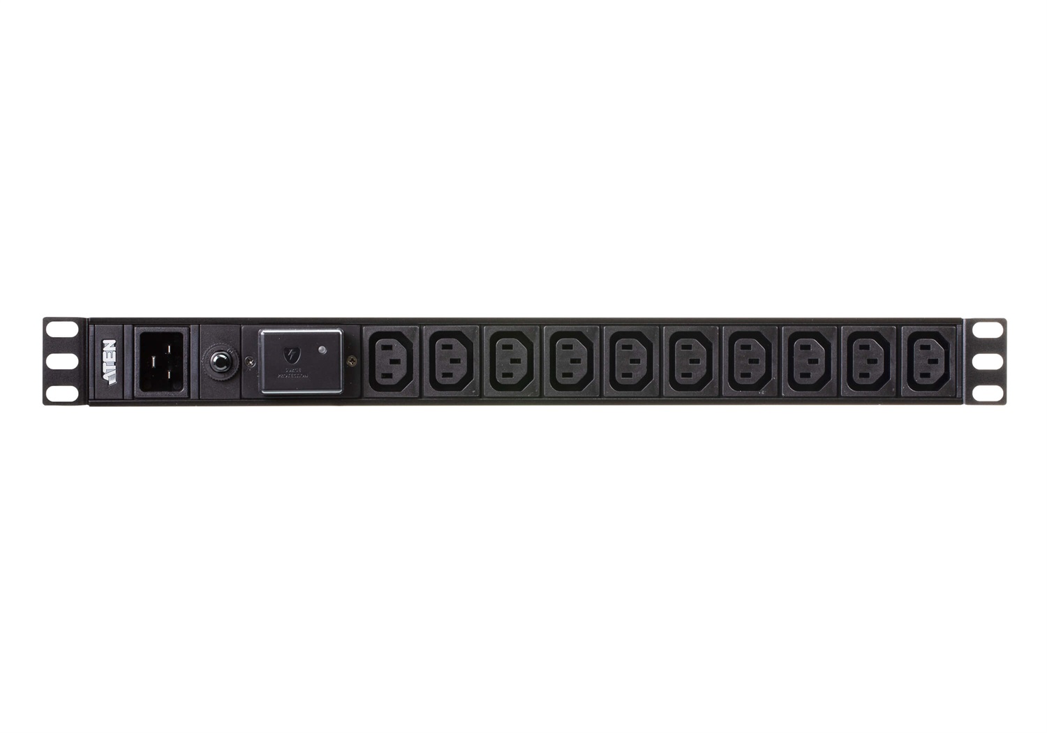 ATEN PDU 1U di base con protezione da sovratensione PE0218SG - Unità di Distribuzione Elettrica Rack Montabile